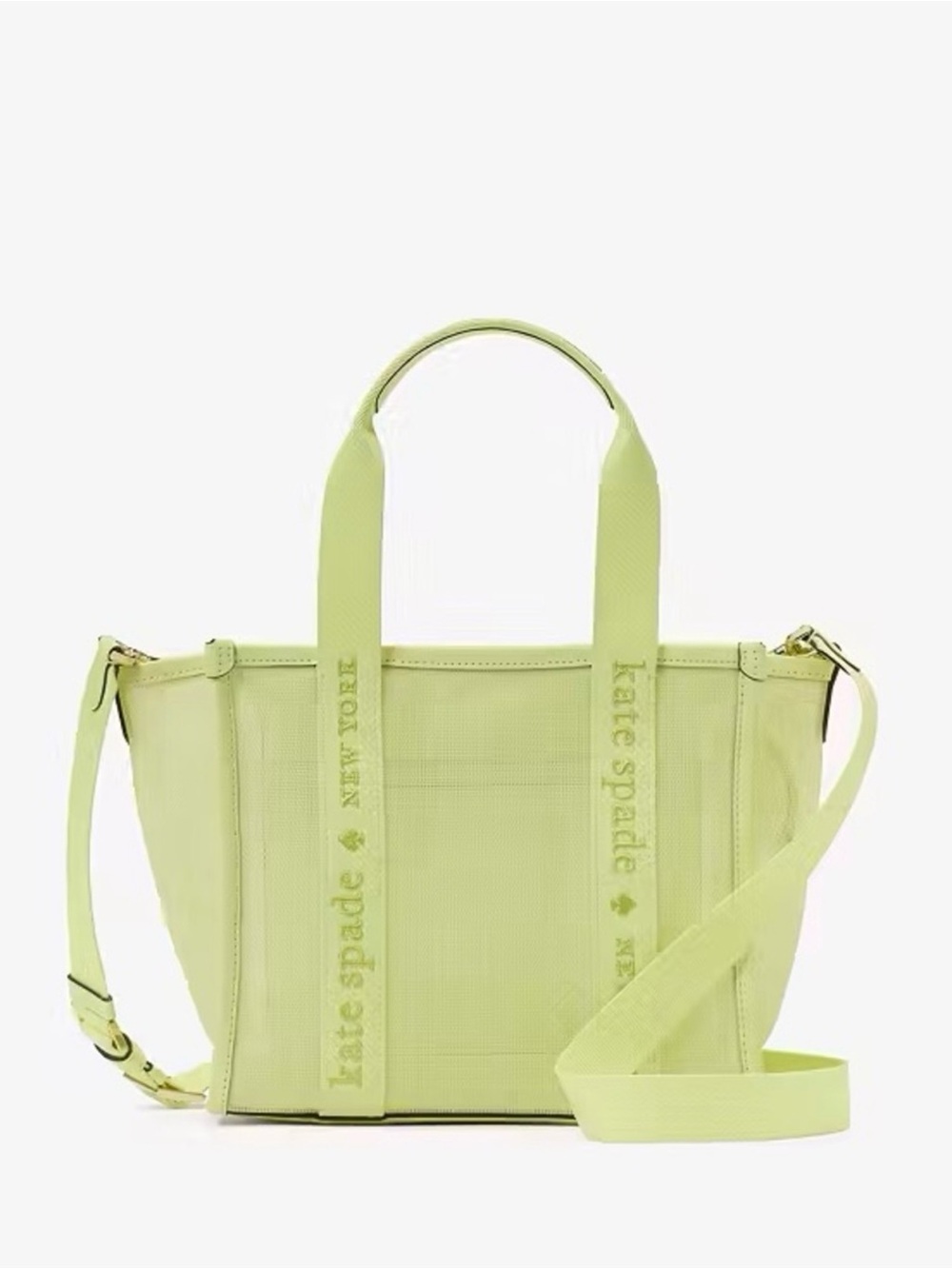 Kate Spade Kip Mesh Crossbody Tote (Melon Rind)-NWOT